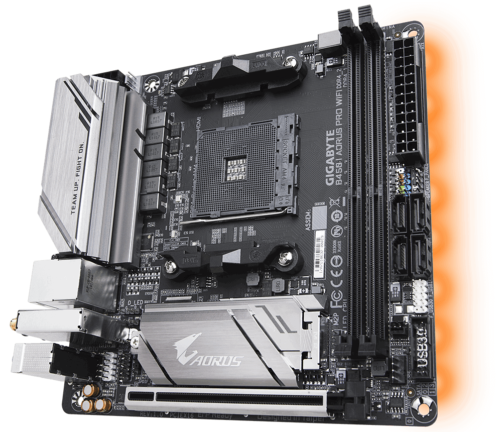 Gigabyte aorus b450 pro подключение передней панели